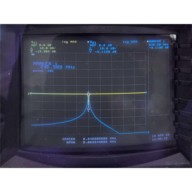 0-2/9-C Siam Tunable Cavity Bandpass Filter 220-270Mhz TNC(f)