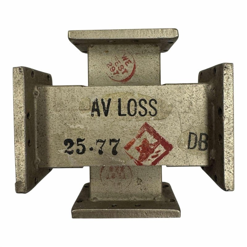 4721 Waveguide Crossguide Coupler 25.77db WR-112 WR112 *44.6x31.9mm Flange