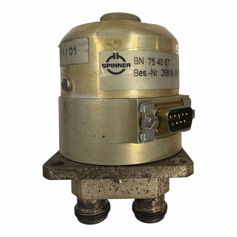 BN754067 Spinner Coaxial Switch N type DPDT 24Vdc 750W DC-2Ghz