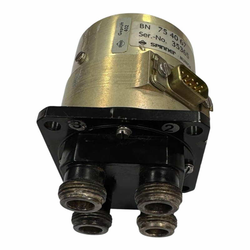 BN754067 Spinner Coaxial Switch N type DPDT 24Vdc 750W DC-2Ghz