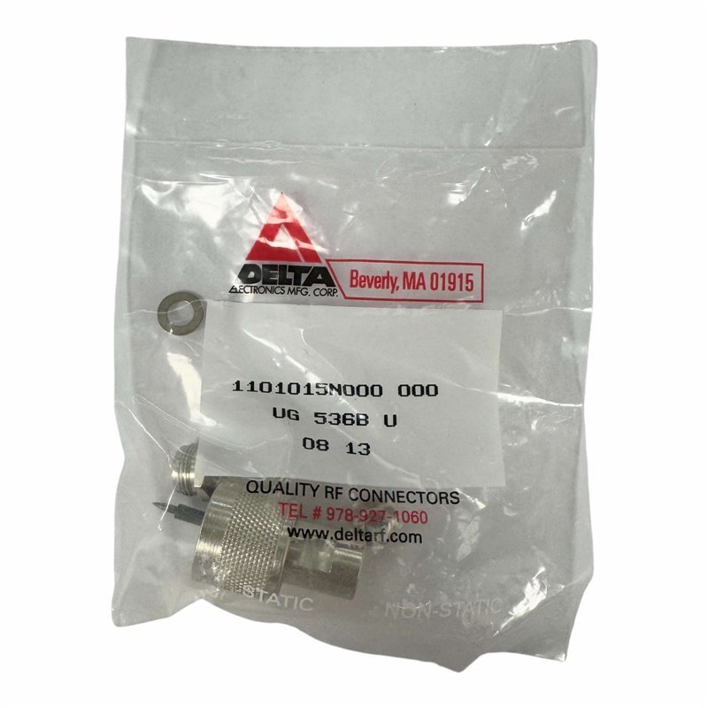 UG1213/U Delta Electronics RF Connector High N Type (m) Straight Clamp For RG8 RG213 Cable