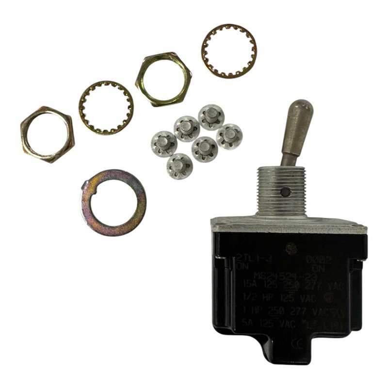 MS24524-23 Honeywell Mil Spec Toggle Switch DPDT ON-ON 250Vac