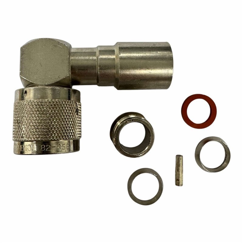 082-856 Amphenol RF Connector High N Type (f) Right Angle For RG8 RG213 Cable