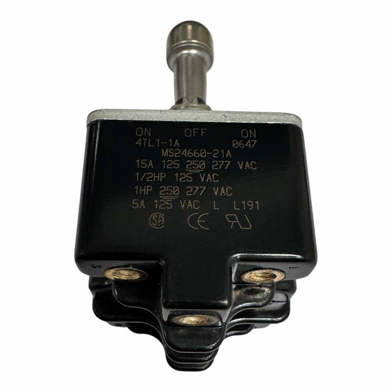 4TL1-1A Honeywell Mil Spec Toggle Switch 4PDT ON-OFF-ON MS24660-21A