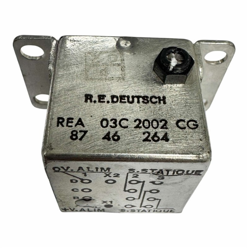 REA 03C 2002 CG REA03C2002CG Compagnie Deutsch Mil Spec Electromagnetic Relay