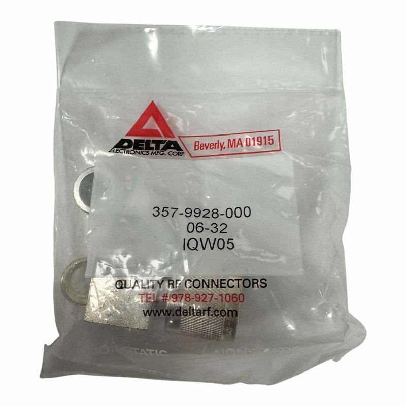 357-9928-000 Delta Electronics Mil Spec RF Connector 5935-00-988-8490