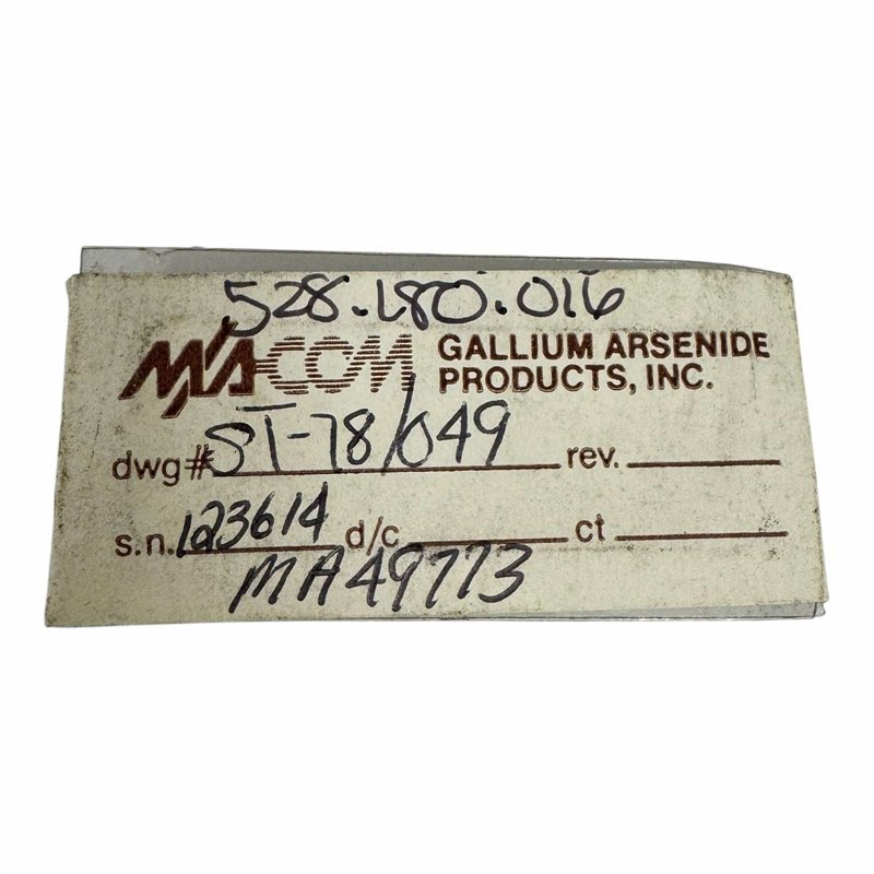 ST78/049 MA49773 Macom RF VHF Diode 11Ghz