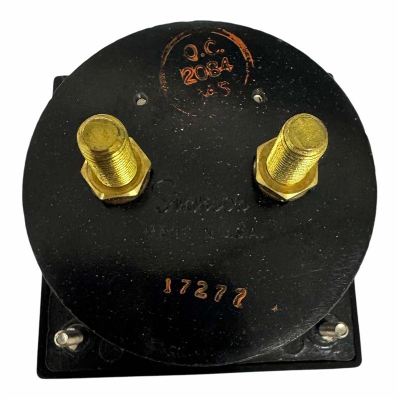 BR73900 Simpson Analog Panel Meter Voltmeter 0-250Vac 62.75x62.75mm