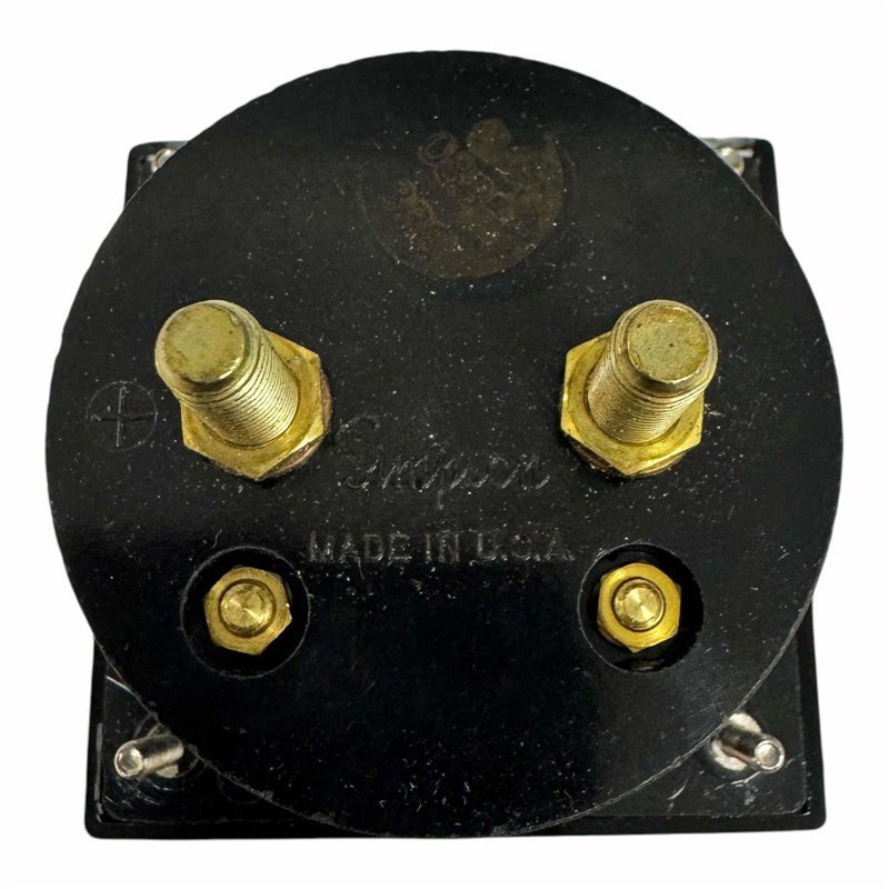 Simpson Analog Panel Meter Voltmeter 0-50Vdc 63x63mm