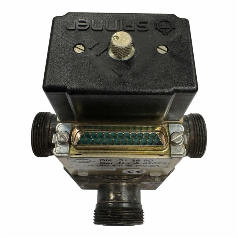 BN512690 Spinner Coaxial Switch 7/16 DPDT 24Vdc 2000W DC-6Ghz