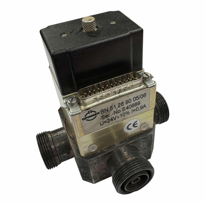 BN512690-05/06 Spinner Coaxial Switch 7/16 DPDT 24Vdc 2000W DC-6Ghz