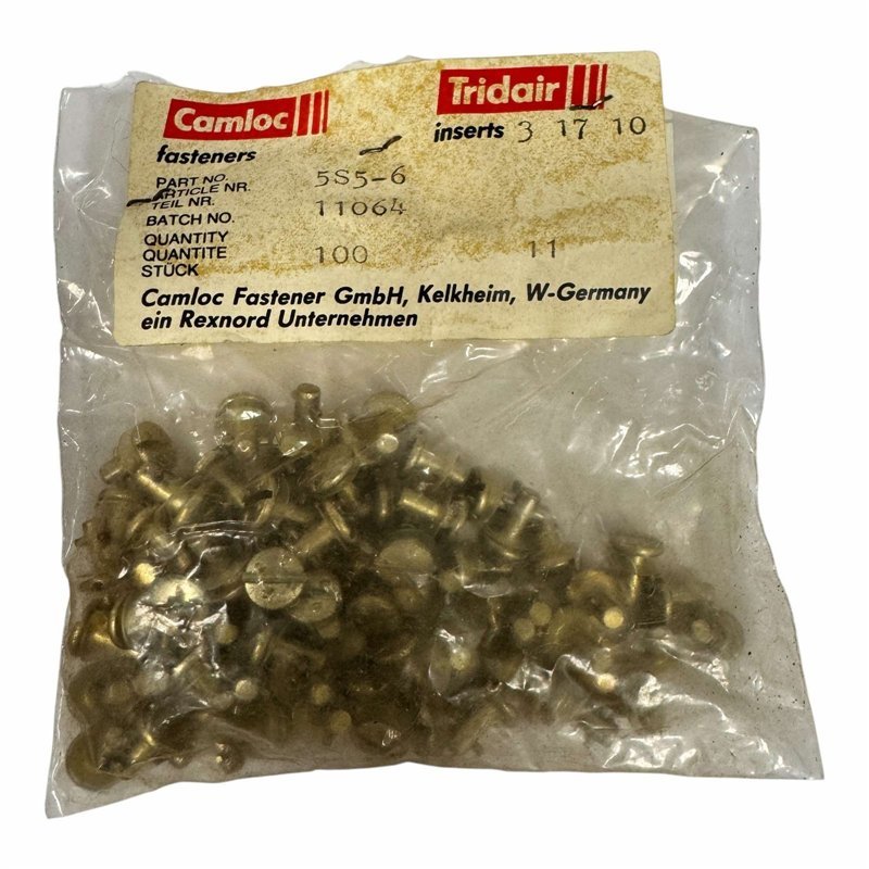 5S5-6 Camloc Turnlock Stud Fastener Qty:100