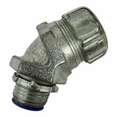 Thomas & Betts 1/2 Inch 45 Deg Elbow Liquidtight Conduit Connector 1/2"