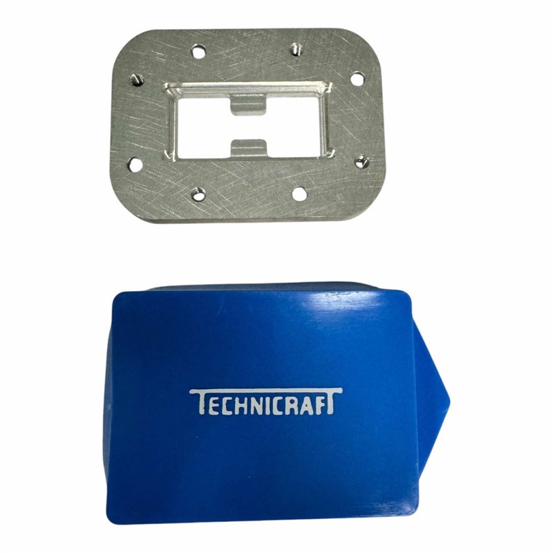 Waveguide Shim Flange Technicraft Double Ridge WRD350 WRD-350 70x51x6.5mm