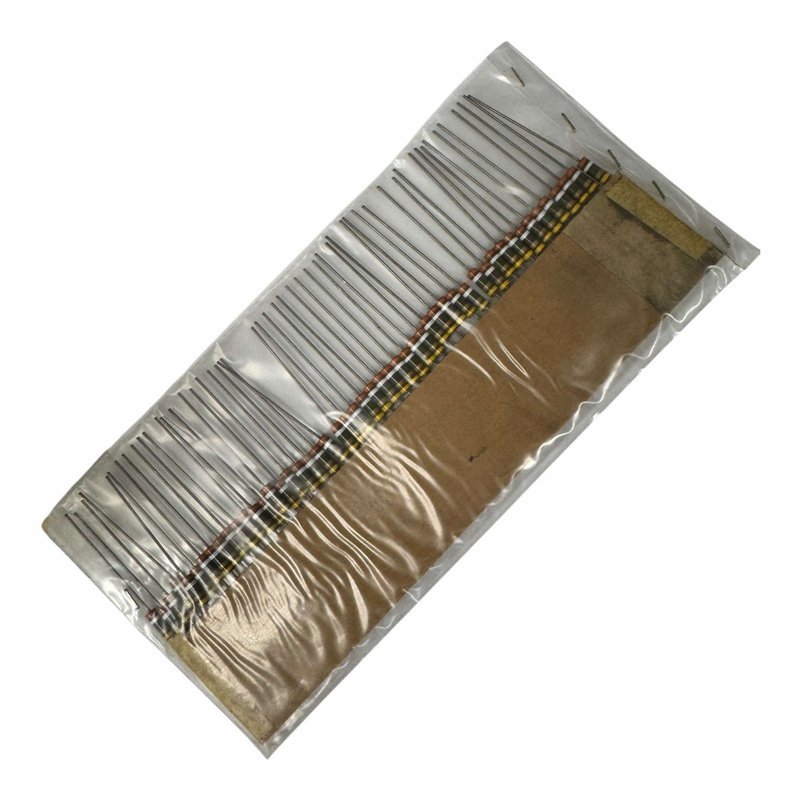 Carbon Film Resistors 3.9Mohm 3M9 1/2W 5% [QTYx50]