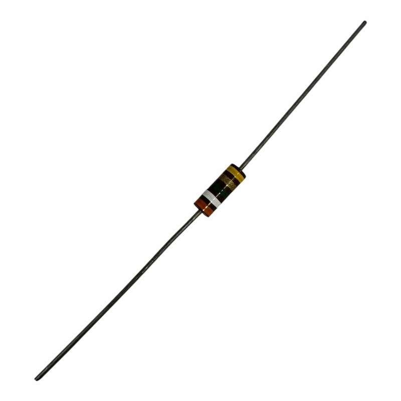 Carbon Film Resistors 3.9Mohm 3M9 1/2W 5% [QTYx1]