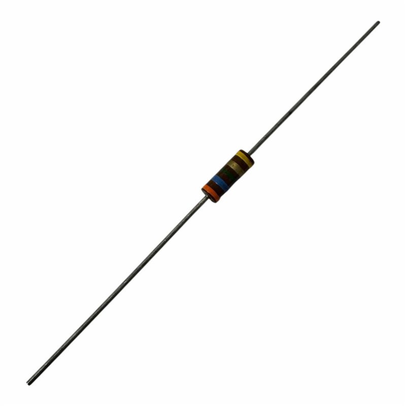Carbon Film Resistors 3.6Mohm 3M6 1/2W 5% [QTYx1]