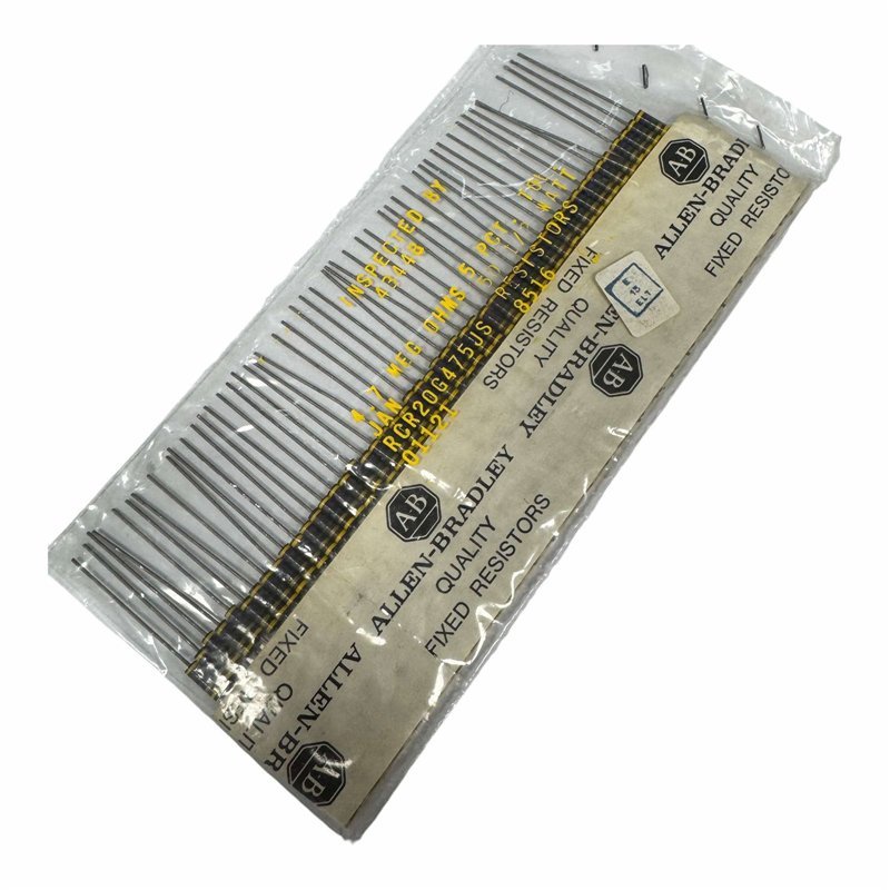 RCR20G475JS Allen Bradley Carbon Film Resistors 4.7Mohm 4M7 1/2W 5% [QTYx50]
