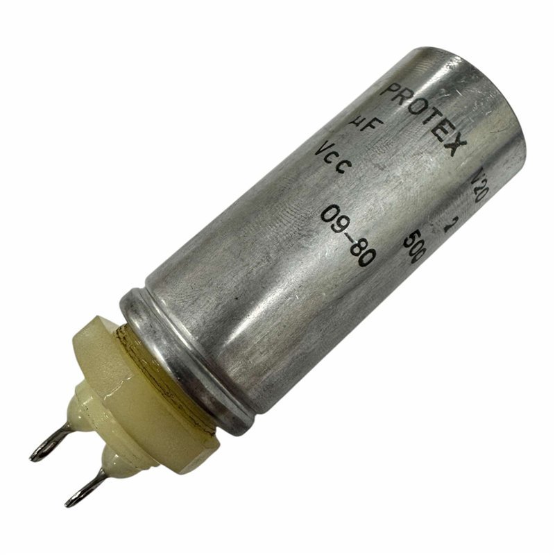 V20 Protex Paper In Oil Capacitor 2uF 500V 80x28.75mm