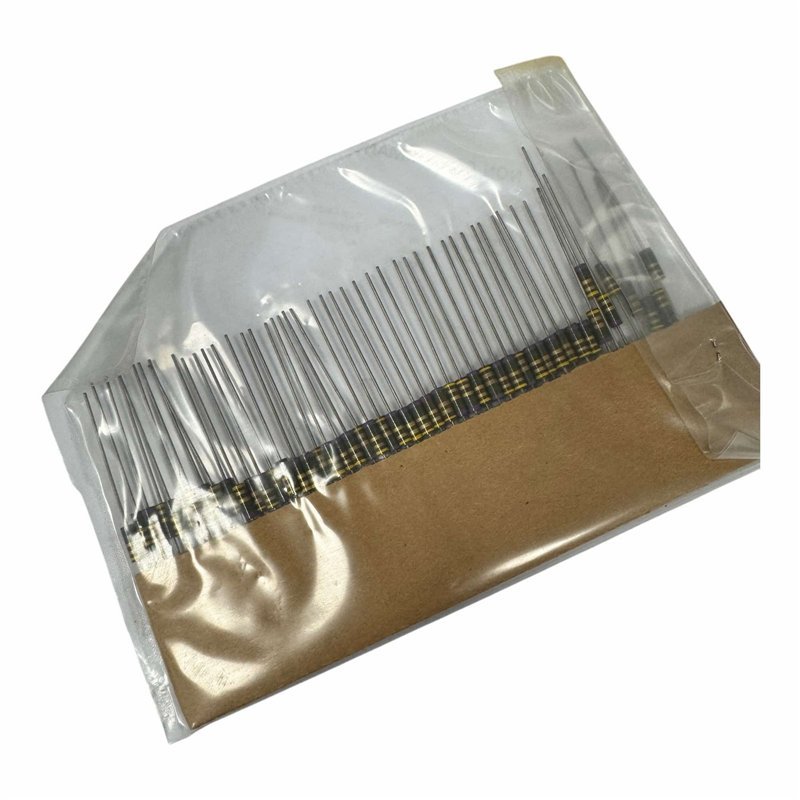 Carbon Film Resistors 7.5Ohm 7R5 1/2W 5% [QTYx50]