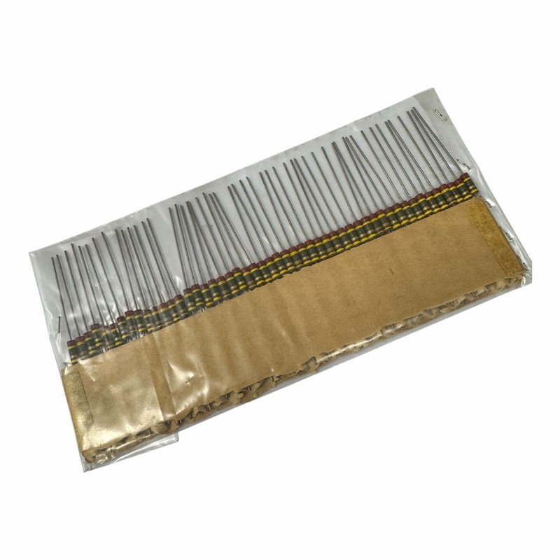 Carbon Film Resistors 2.4Mohm 2M4 1/2W 5% [QTYx50]