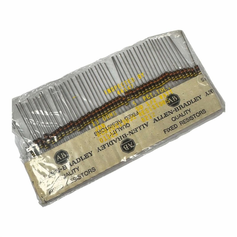 RCR20G130JS Allen Bradley Carbon Film Resistors 13Ohm 13R 1/2W 5% [QTYx50]