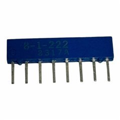 8-1-2222 8 Pin Network Resistor 2.2Kohm 2K2