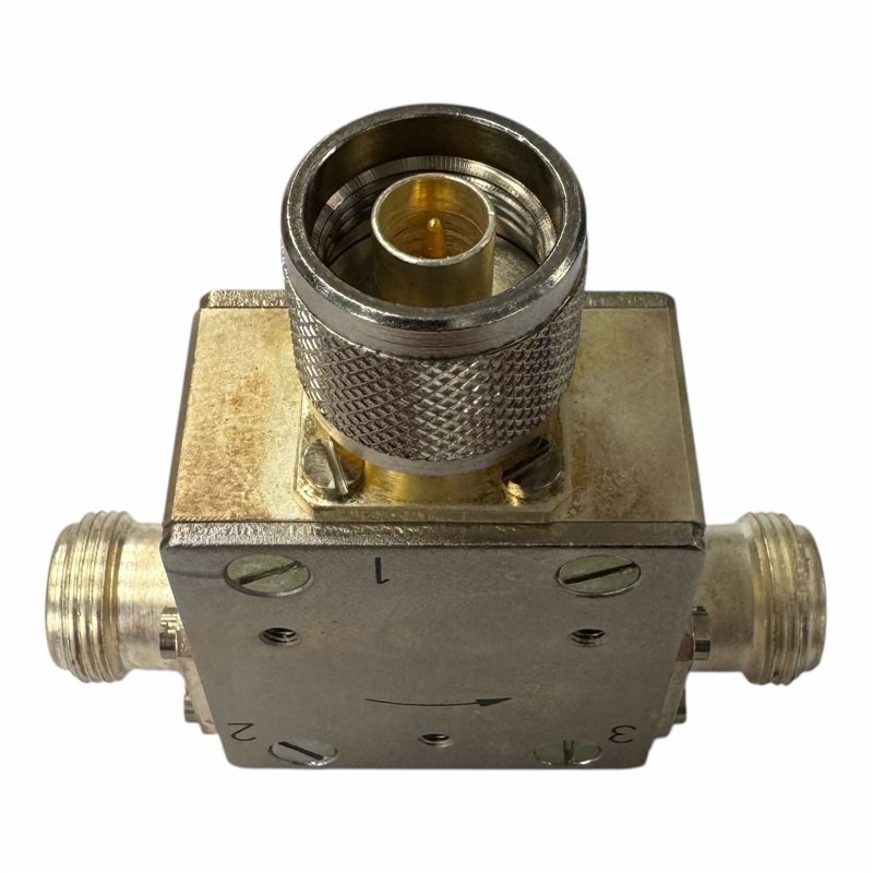 009808252E Forem Coaxial Circulator - Isolator Tunable UHF 340-410Mhz 100w/50w N Type Loss 0.5db Isol 21db