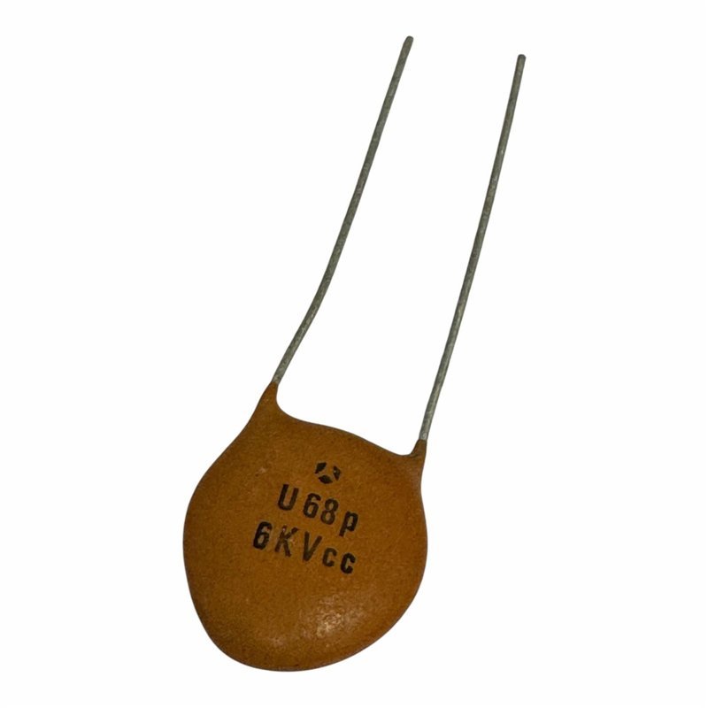 Thomson Capacitor Ceramic Disc 68pF 6kV