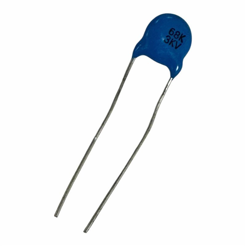 Capacitor Radial Ceramic Disc 68pF 3kV