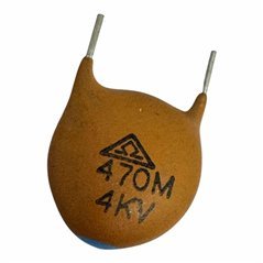 Capacitor Radial Ceramic Disc 470pF 4kV 10%