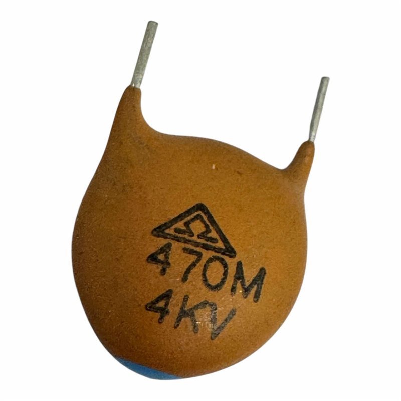 Capacitor Radial Ceramic Disc 470pF 4kV 10%