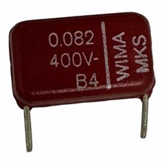 MKS Wima Capacitor Radial Film 0.082uF 82nF 400V 18x11mm