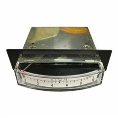 Simpson Analog Panel Meter Voltmeter 0-10Vdc 63x63mm