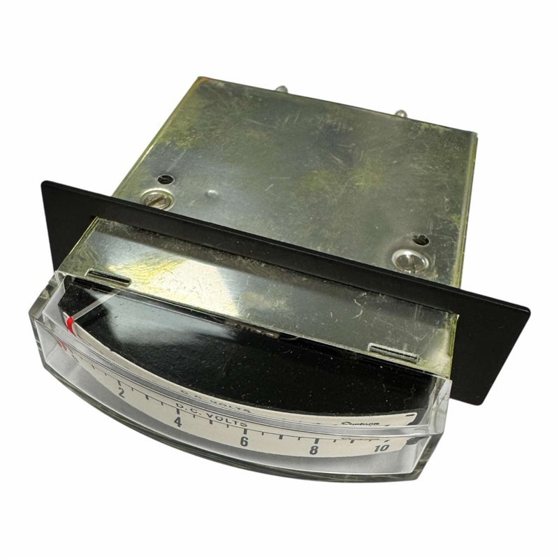 Simpson Analog Panel Meter Voltmeter 0-10Vdc 63x63mm
