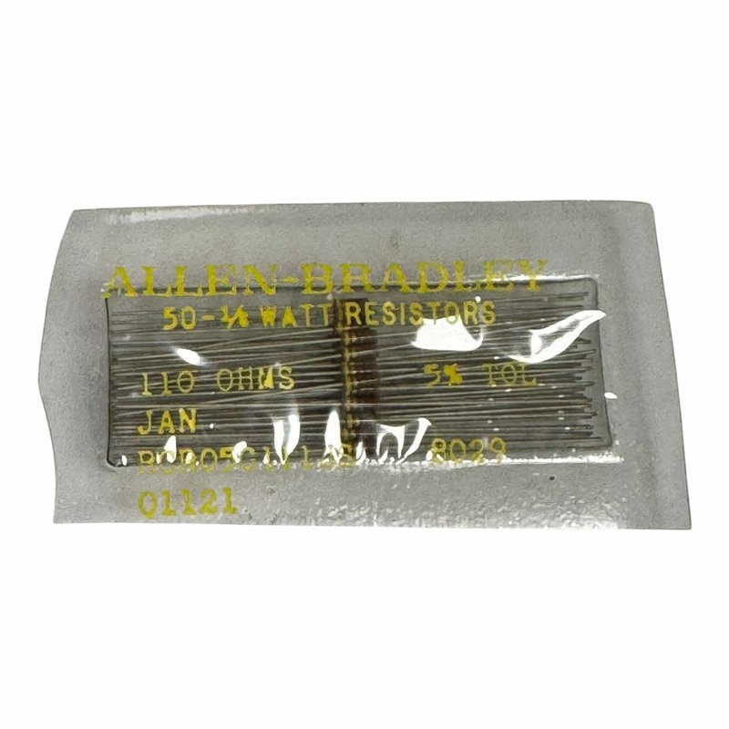 RCR05G111JS Allen Bradley Carbon Film Resistors 110ohm 110R 1/2W 5% [QTYx50]