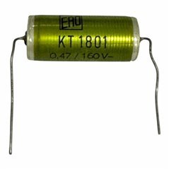 KT1801 Ero Capacitor Axial Polyester Film 0.47uF 470nF 160V 29x13mm