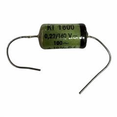 KT1800 ERO Capacitor Axial Film 0.22uF 220nF 160V 10% 20x10.85mm
