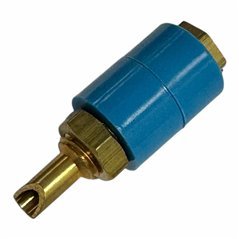 R941923 Radiall Connector Banana Female Plug 4mm Blue