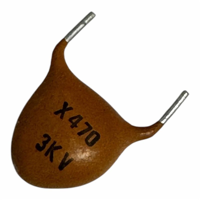 Capacitor Radial Ceramic Disc 470pF 3000V