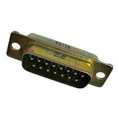 DA15P ITT D Sub Connector Male 15 Position Panel Mount