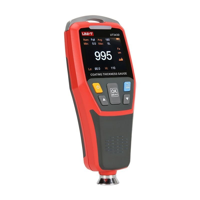 UT343D UNI-T Coating Thickness Meter Gauge Digital Quick Test Function