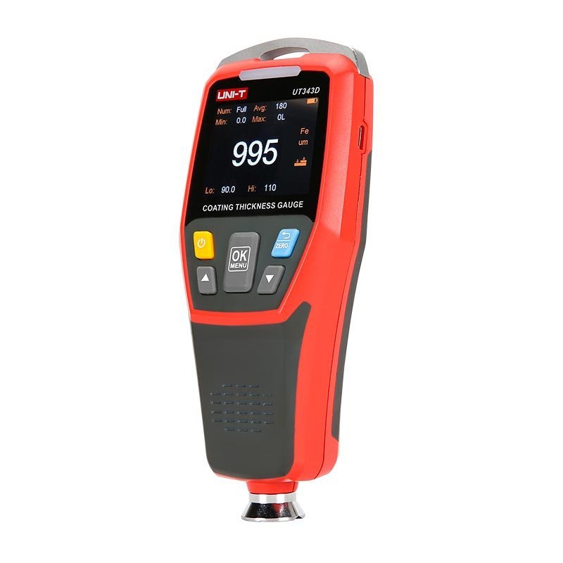 UT343D UNI-T Coating Thickness Meter Gauge Digital Quick Test Function