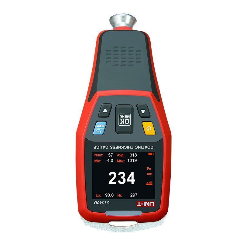 UT343D UNI-T Coating Thickness Meter Gauge Digital Quick Test Function