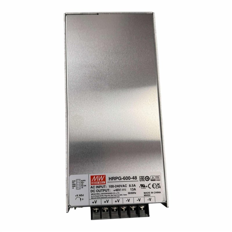 HRPG-600-48 Mean Well Switching Power Supply, Closed, 624W, PFC 48V, 13A,