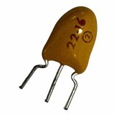 Dual Capacitor Radial Tantalum 22uF 16V