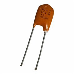 Philips Capacitor Radial Polarized Tantalum 10uF 10V