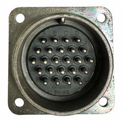 MS3100R24-28P Cannon Circular Mil Spec Connector