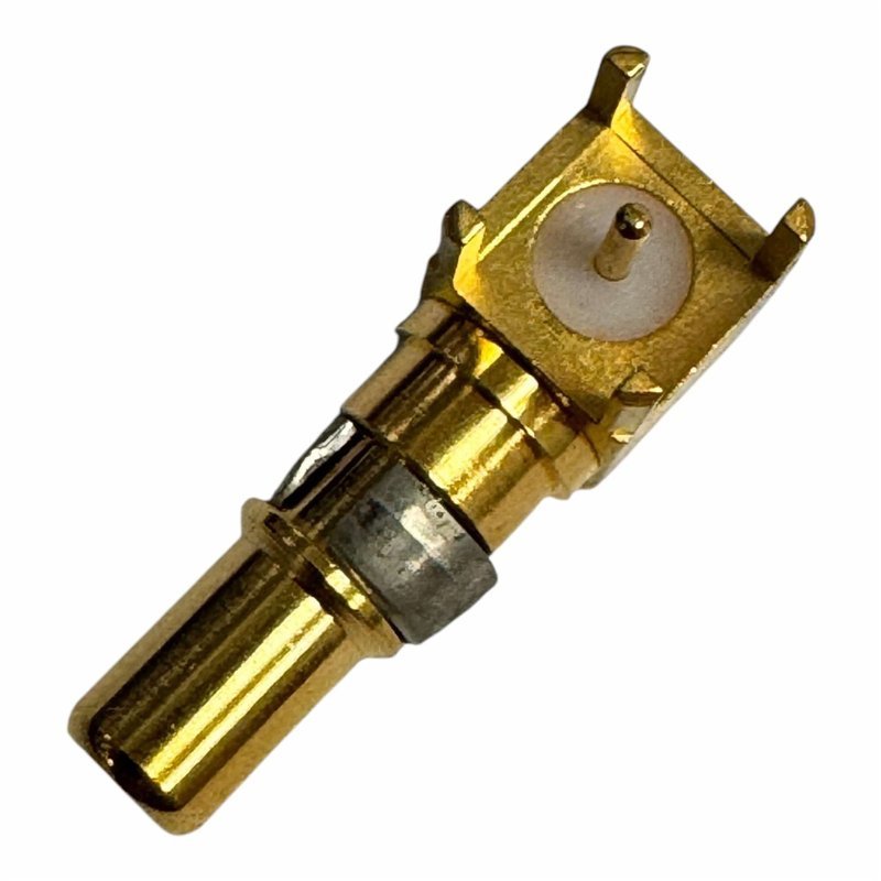 485-215 RS Male Solder D-Sub Connector Coaxial Gold Contact PCB Mount