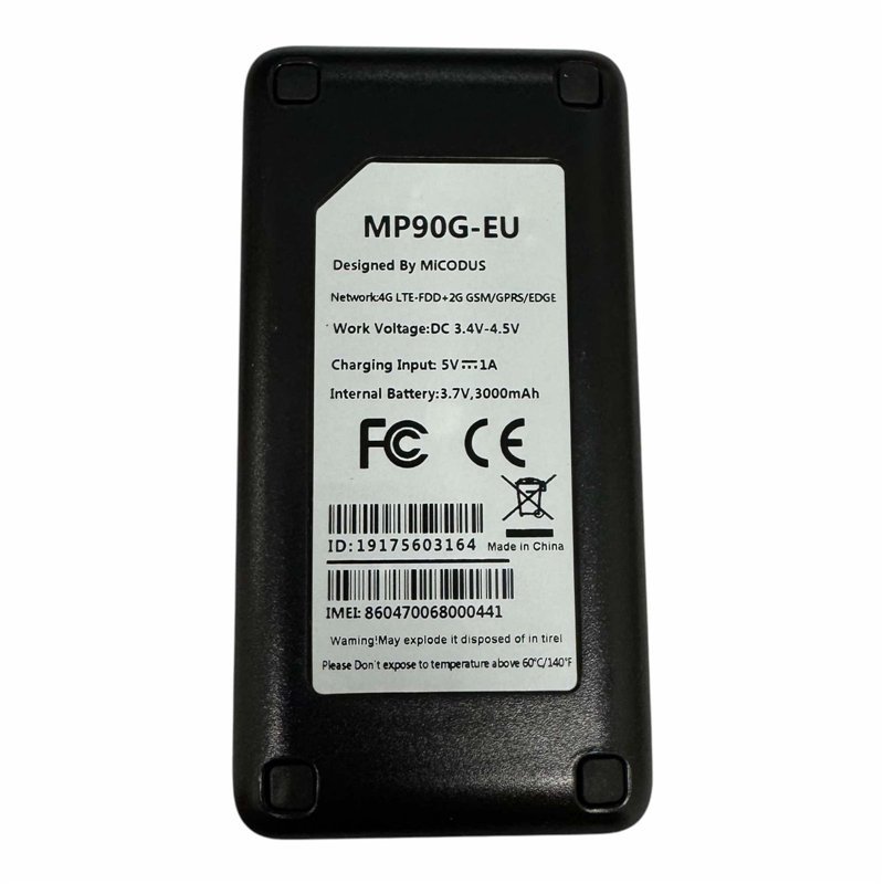 MP90G-EU Micodus 4G Real Tracking GSM GPS